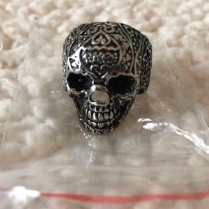 Stainless Steel Size 13 Skull Ring